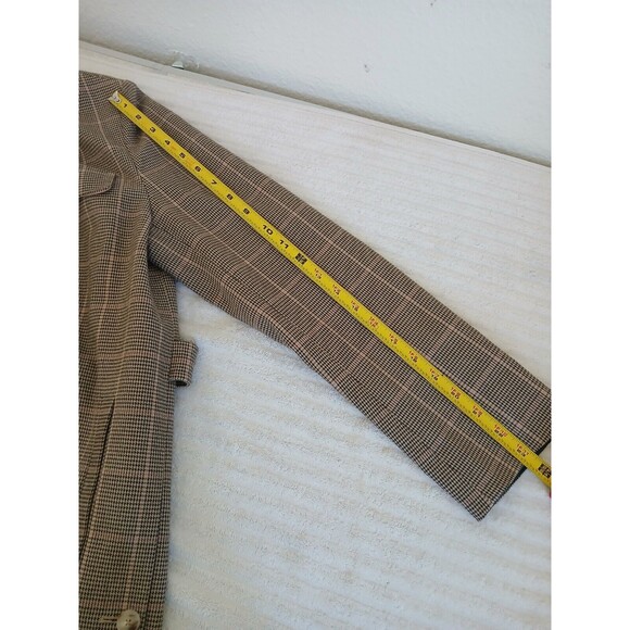 ENOR Plaid Double Breasted Women’s Blazer F - Picture 14 of 16